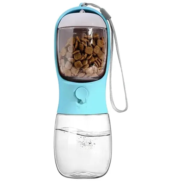 10 oz. Pet Water Bottle with Food Container
