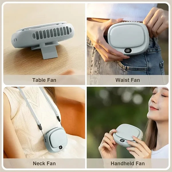 Portable Hanging Wearable Neck Fan