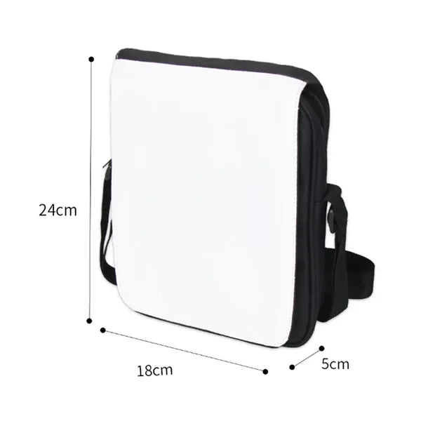Nylon Zipper Document Bag with Handle and Pockets