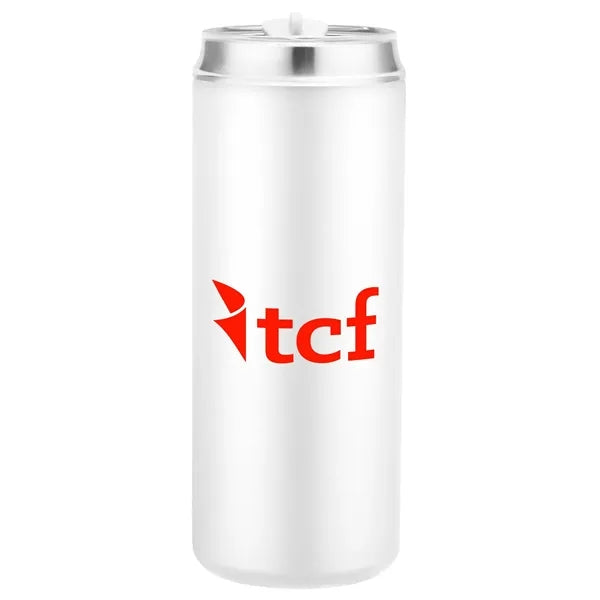20oz. Stainless Steel Tumbler with Dual-Use Lid and Straw