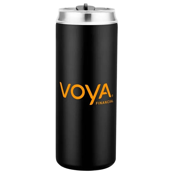 20oz. Stainless Steel Tumbler with Dual-Use Lid and Straw