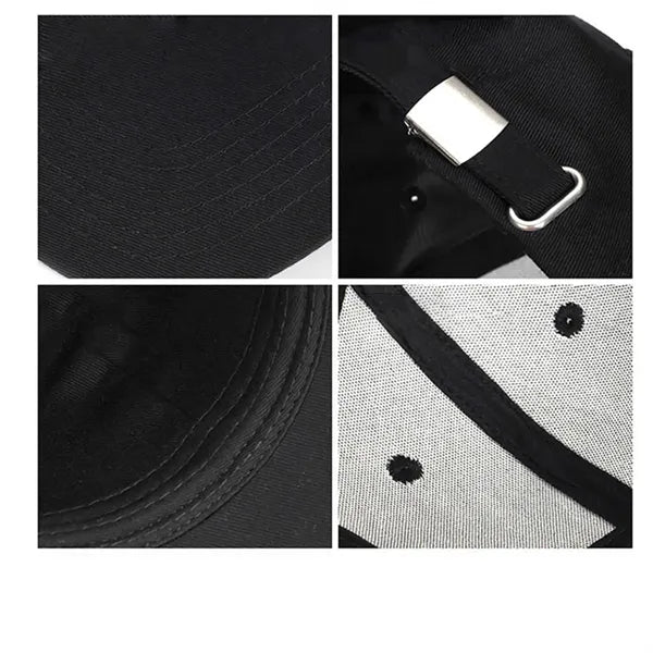 Unisex six-panel baseball cap