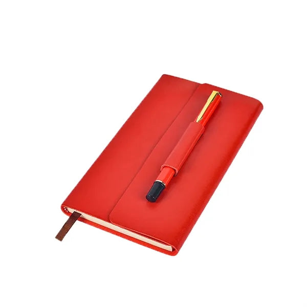 Business Notebook with Pen Loop