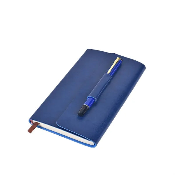 Business Notebook with Pen Loop