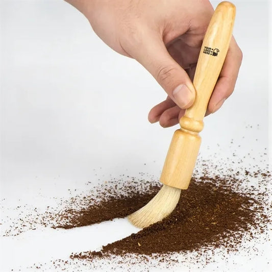 Wood Handle Coffee Grinder Cleaning Brush Tool Set