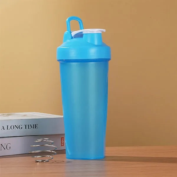 Plastic 24oz Protein Shaker Bottle