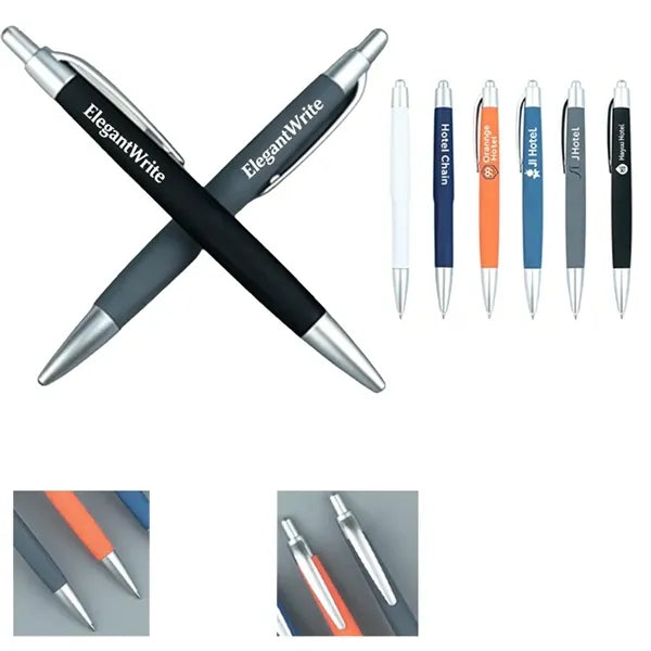 Plastic Retractable Ballpoint Pen
