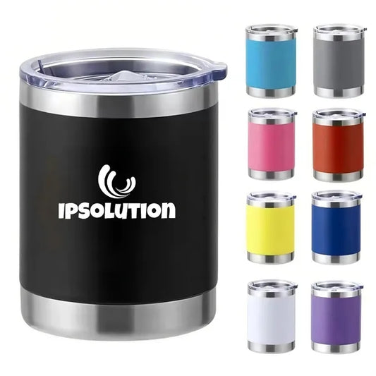 10oz Insulated Stainless Steel Beer Cup W/Lid
