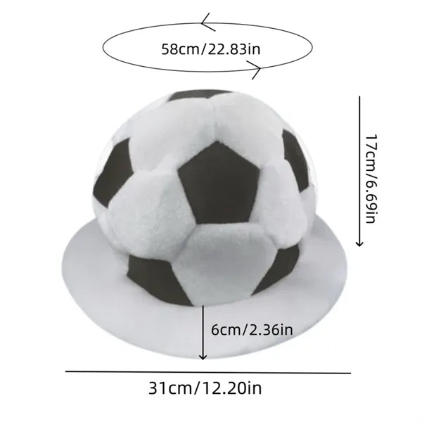Soccer Ball Pattern Bucket Hat
