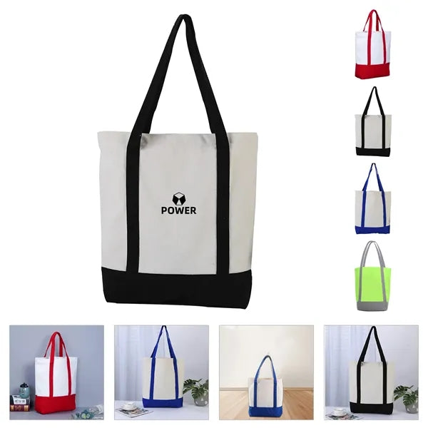 Non woven Two Tone Boat Tote