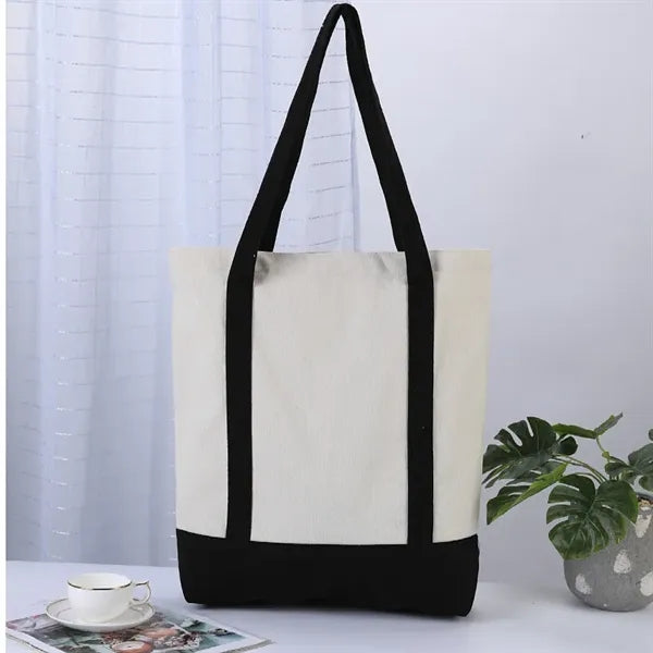 Non woven Two Tone Boat Tote