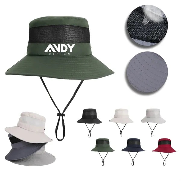 Unisex Outdoor Fishing Bucket Hat for Hiking and Camping
