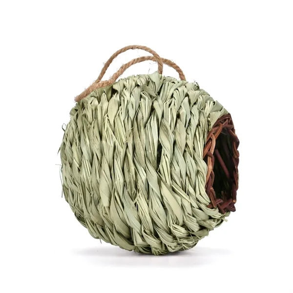 Spherical Hand Woven Nest Hanging Bird House