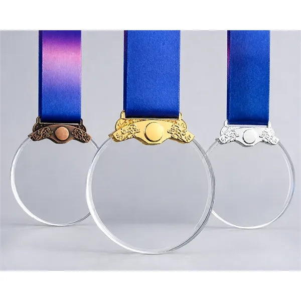 K9 Crystal Alloy Clear Award Medal with Gift Box