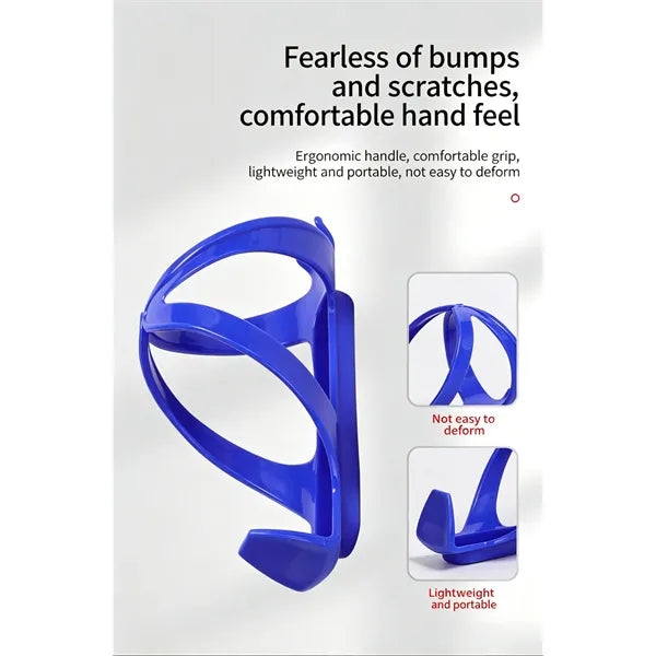 Drill-free mountain bike water bottle cages