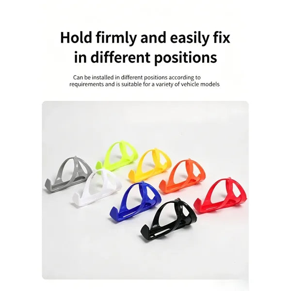Drill-free mountain bike water bottle cages
