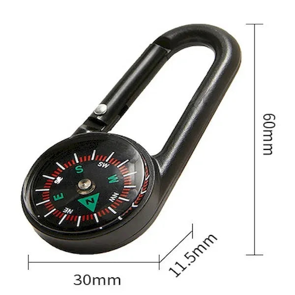 Outdoor Carabiner Compass