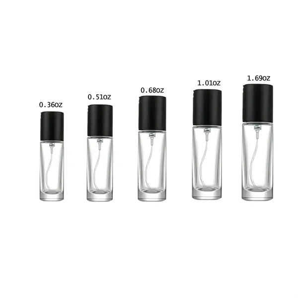 1.7oz Fragrance Compartmentalized Glass Spray Bottle