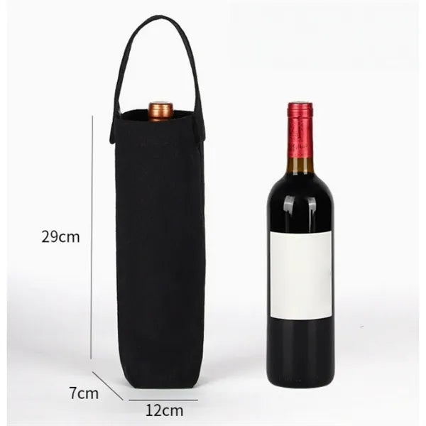 Canvas bag single bottle wine packaging ba
