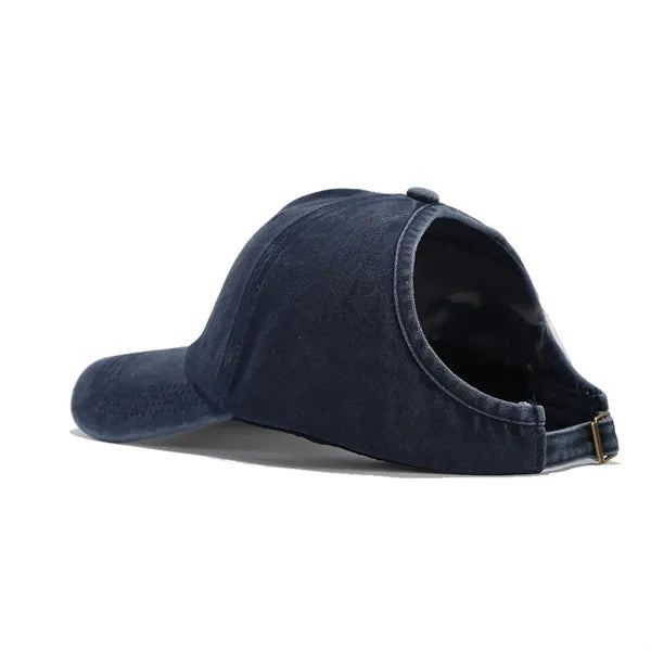 Denim Ponytail Baseball Cap
