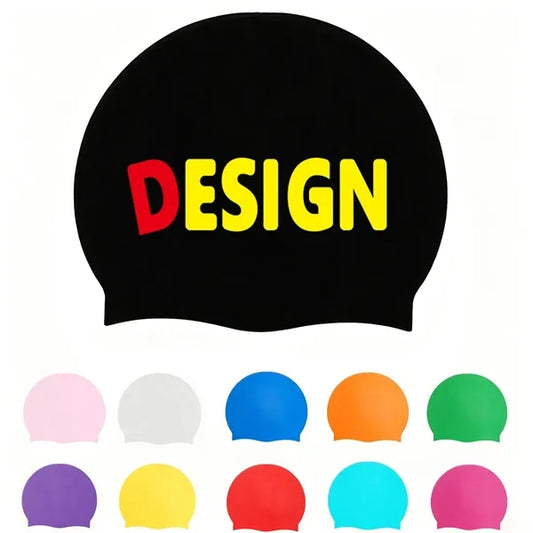9"x8"Silicone Swim Cap