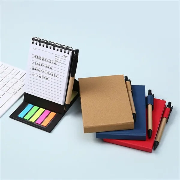 Coil-Bound Sticky Note Notebook