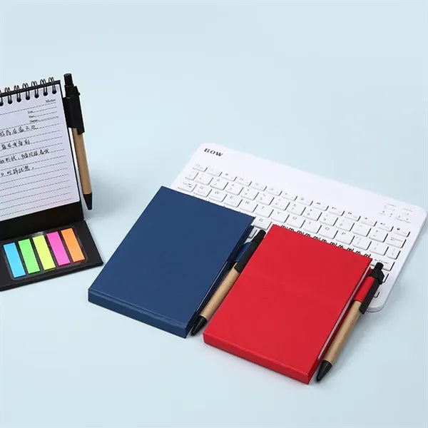 Coil-Bound Sticky Note Notebook