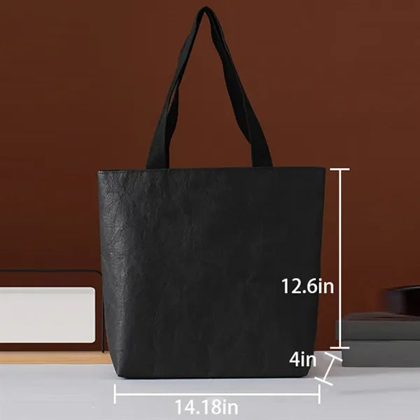 Vintage Zipper Washable Tote Bag