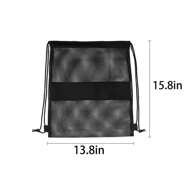 Mesh Drawstring Backpack Bag