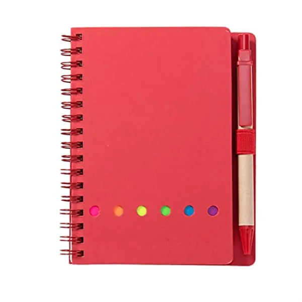 Lined Spiral Kraft Paper Notebook