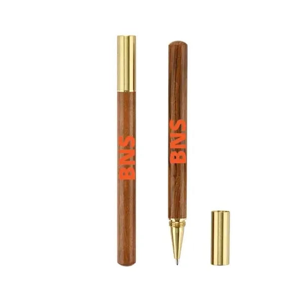 Brass Wood Metal Ballpoint Pen