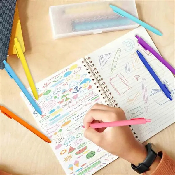 Colored Gel Pens 0.5mm Fine Point for Writing & Drawing