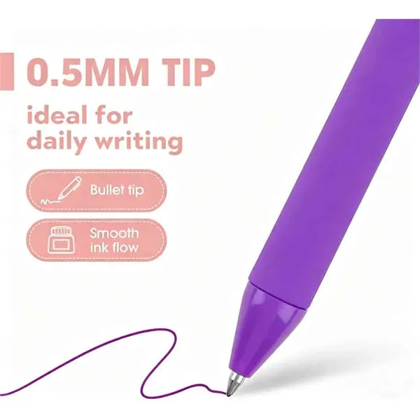 Colored Gel Pens 0.5mm Fine Point for Writing & Drawing
