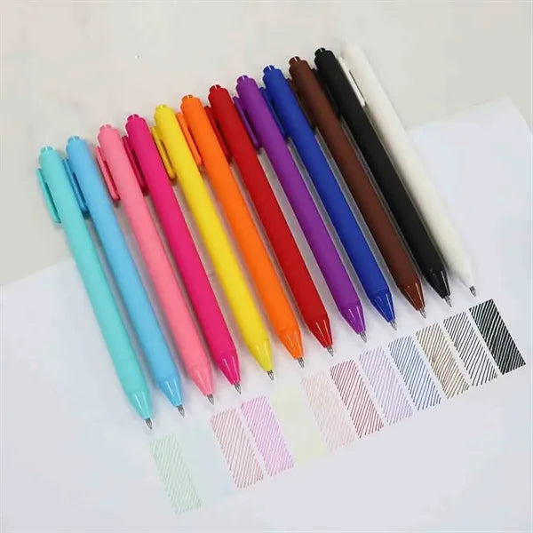 Colored Gel Pens 0.5mm Fine Point for Writing & Drawing