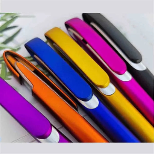 Large Clip Color Spray Advertising Ballpoint Pen