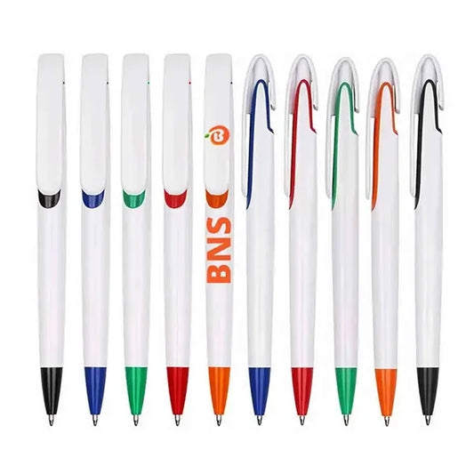 Large Clip Plastic Ballpoint Pen