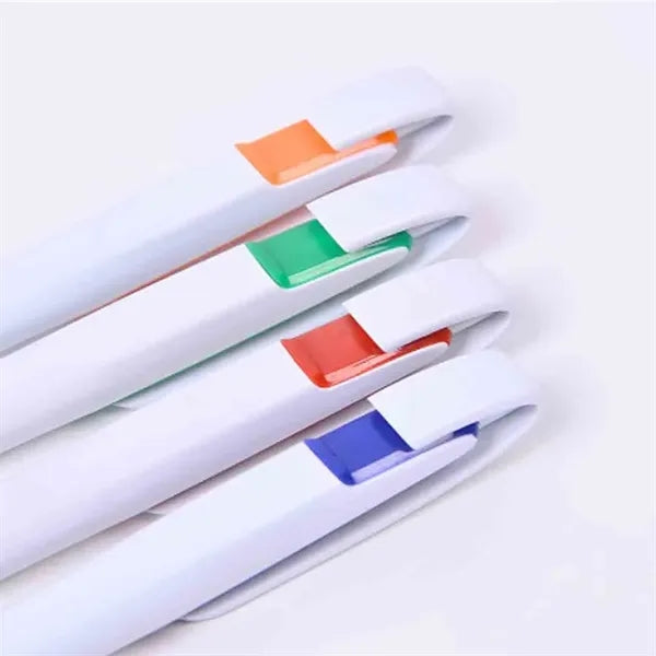 Large Clip Plastic Ballpoint Pen