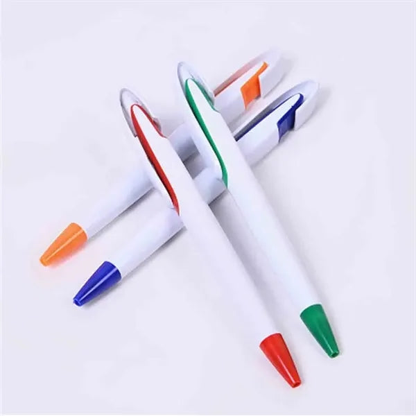 Large Clip Plastic Ballpoint Pen
