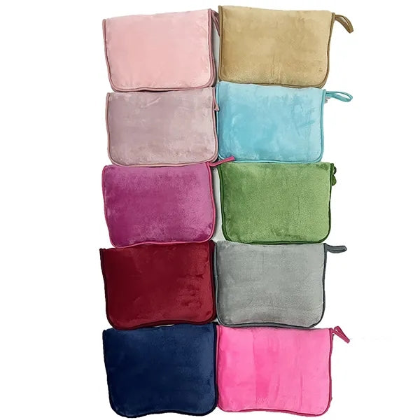 Multi Functional Travel Blanket Shawl Pillow