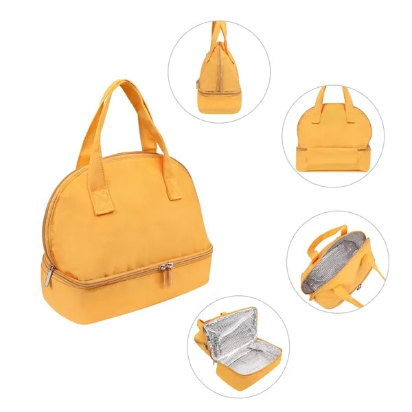 Double Layer Insulated Breastmilk Cooler Bag