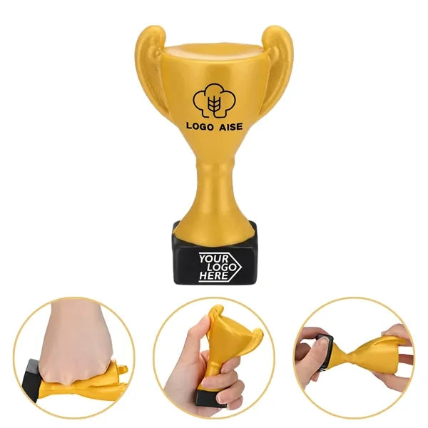 Squeezable PU Foam Trophy Stress Reliever