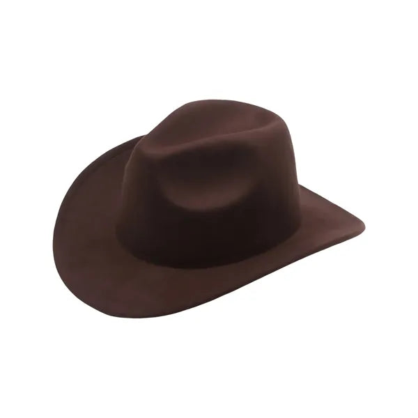 Western Cowboy Felt Hat with Wide Brim