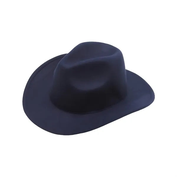 Western Cowboy Felt Hat with Wide Brim