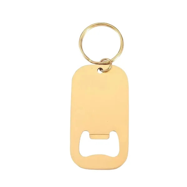 LOGO Stainless Steel Portable Keychain Bottle Opener