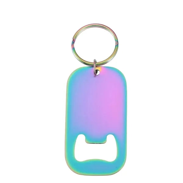 LOGO Stainless Steel Portable Keychain Bottle Opener