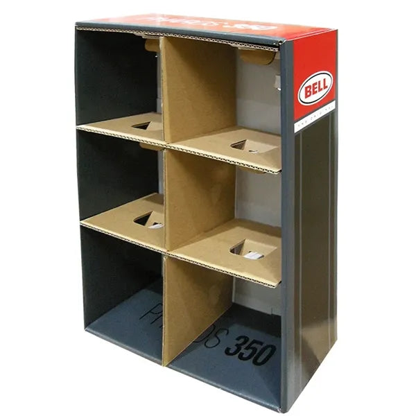 Eco-Friendly Tiered Corrugated Cardboard Floor Display Stand