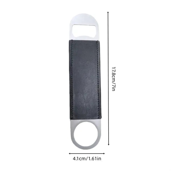 Leather Bar Bottle Opener Engraved Gift