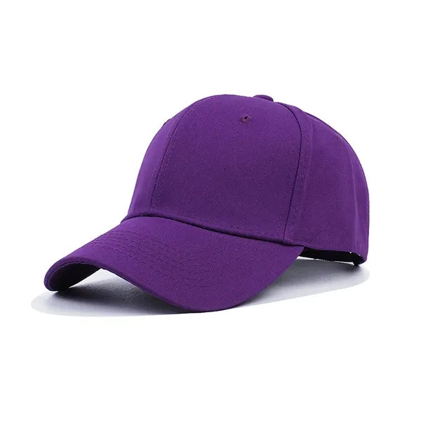 Cotton Adjustable Blank Baseball Cap Sun Hat