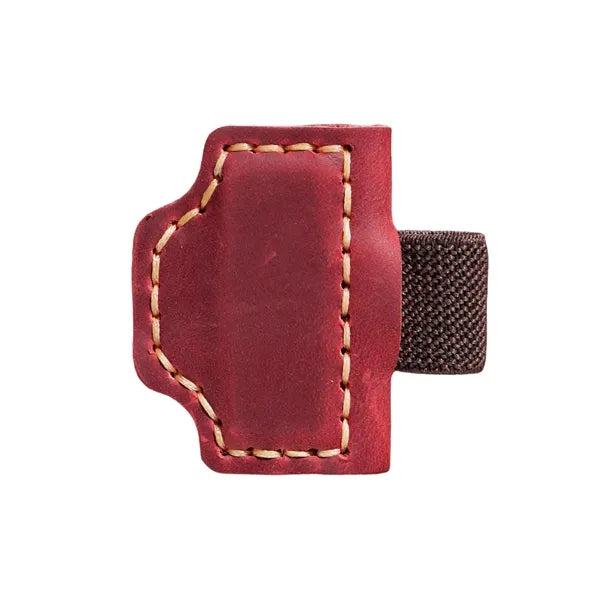 Crazy Horse Leather Magnetic Bookmark w/ Pen Holder
