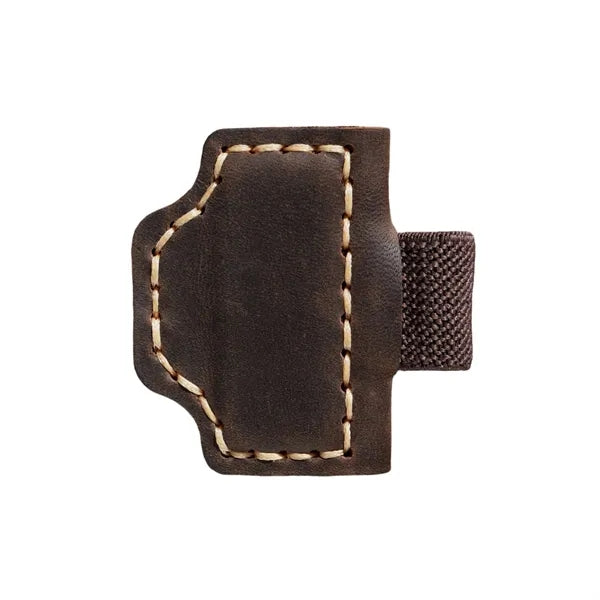 Crazy Horse Leather Magnetic Bookmark w/ Pen Holder
